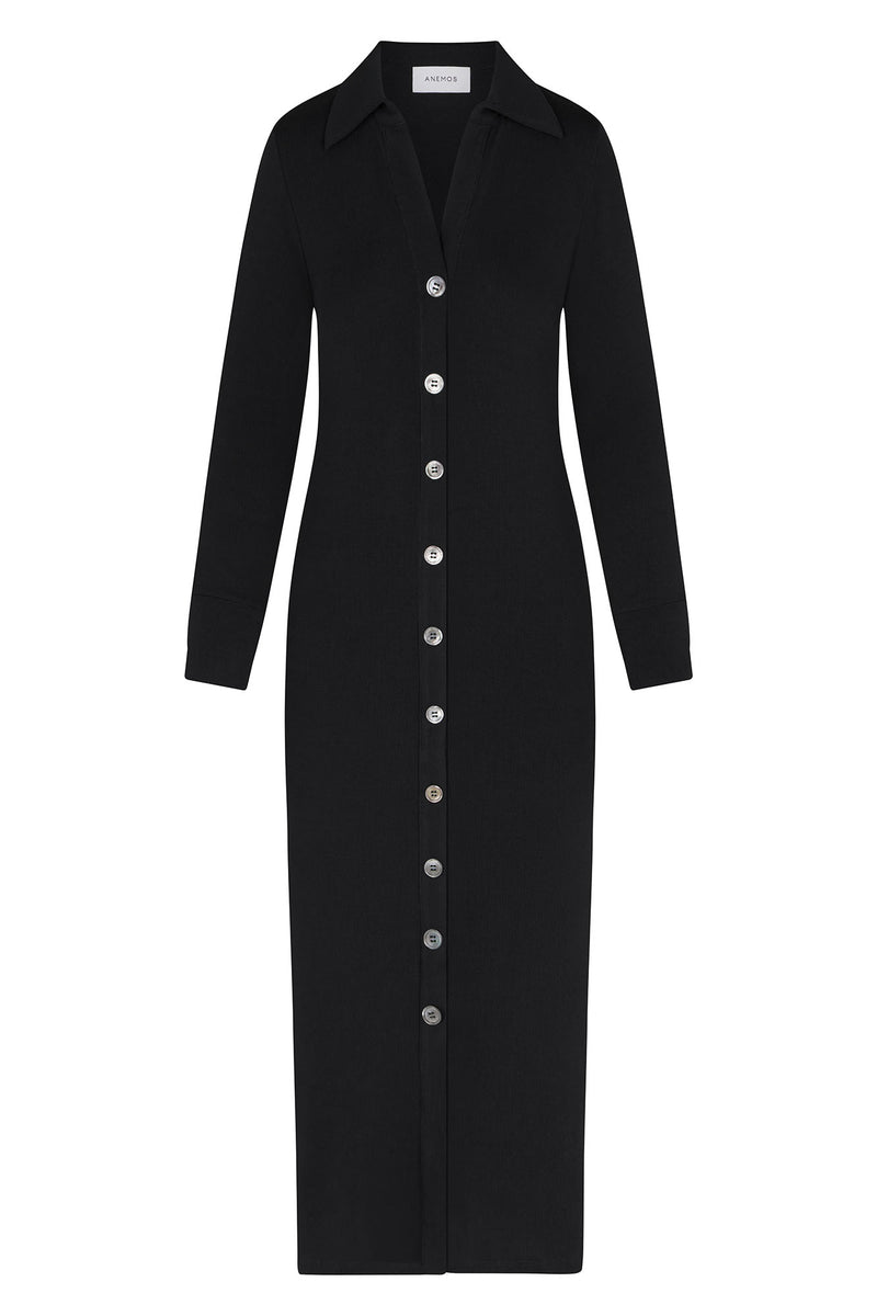 Cardigan Midi Dress in Modal Knit