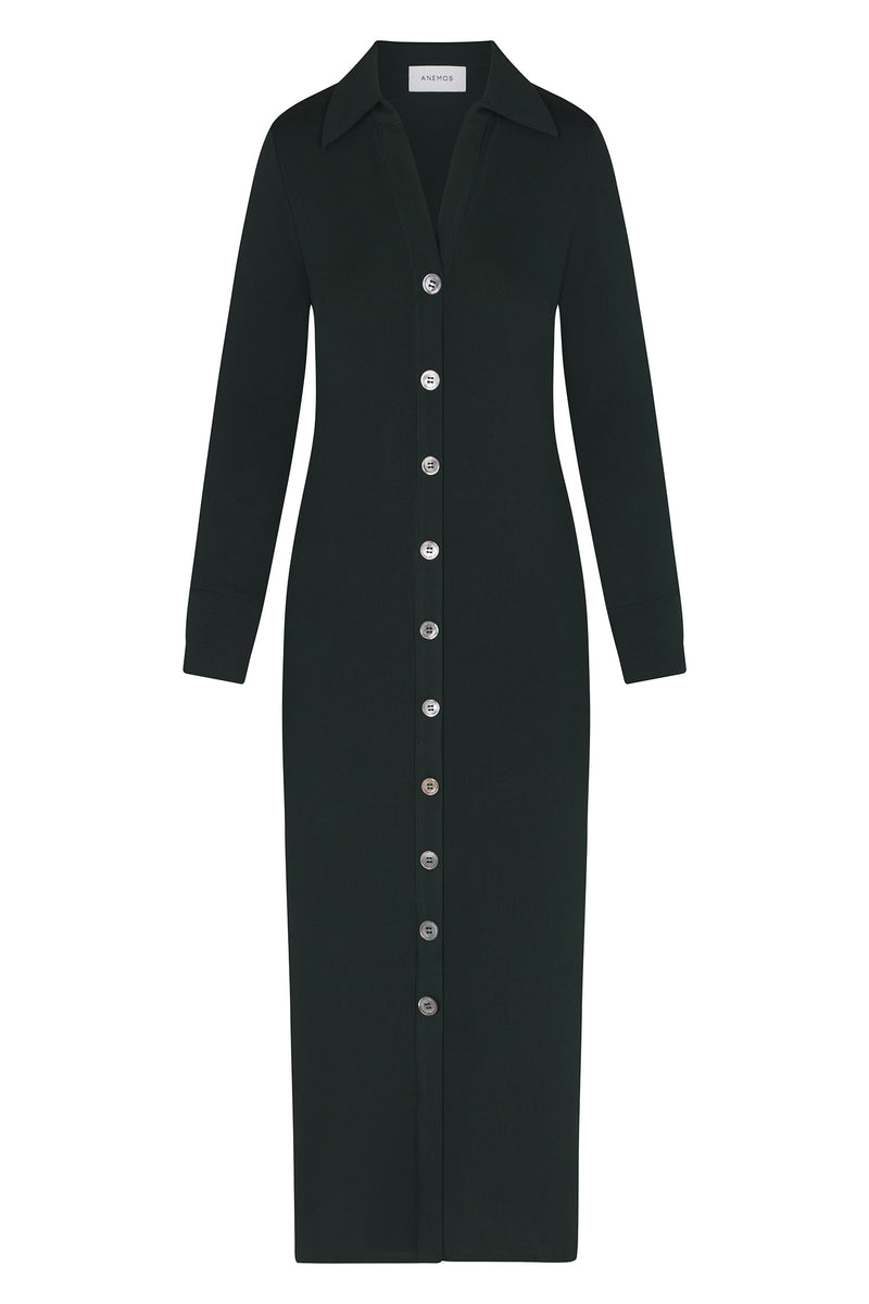 Cardigan Midi Dress in Modal Knit