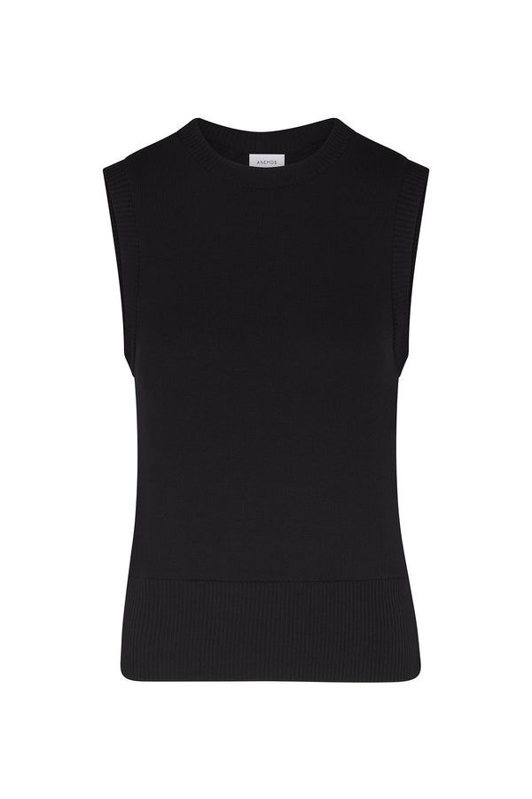 Sleeveless Sweater in Modal Knit